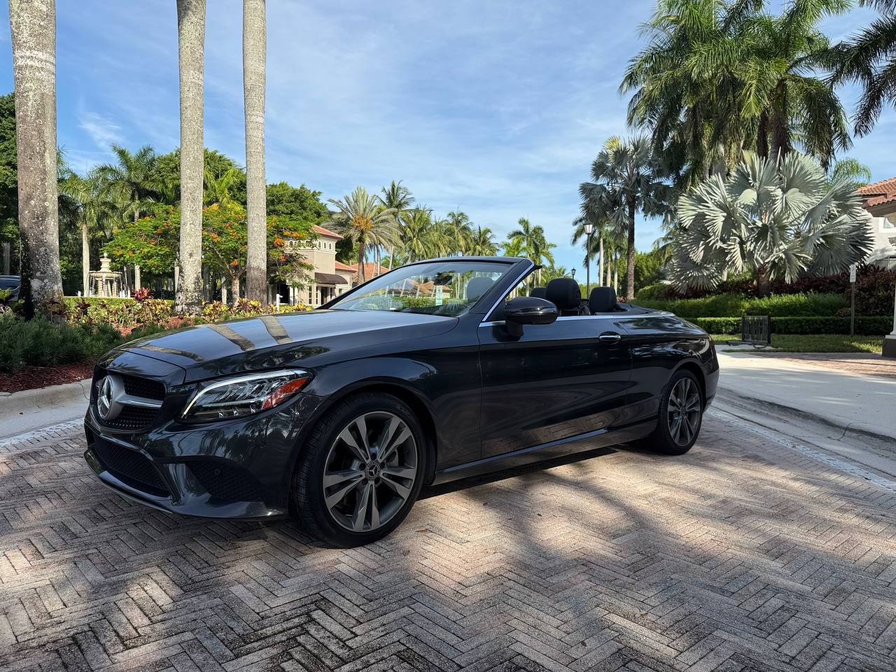 Mercedes-Benz C300 Convertible AWD — Dark Gray / Black Interior