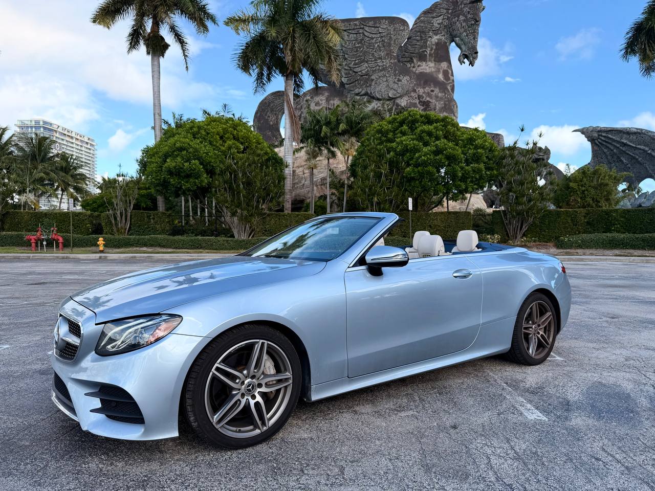 Mercedes-Benz E450 AMG Convertible — Blue / Beige Interior